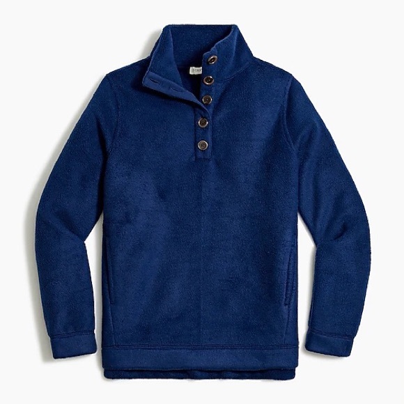J. Crew Factory Other - J Crew Factory Sherpa button-front tunic BB933